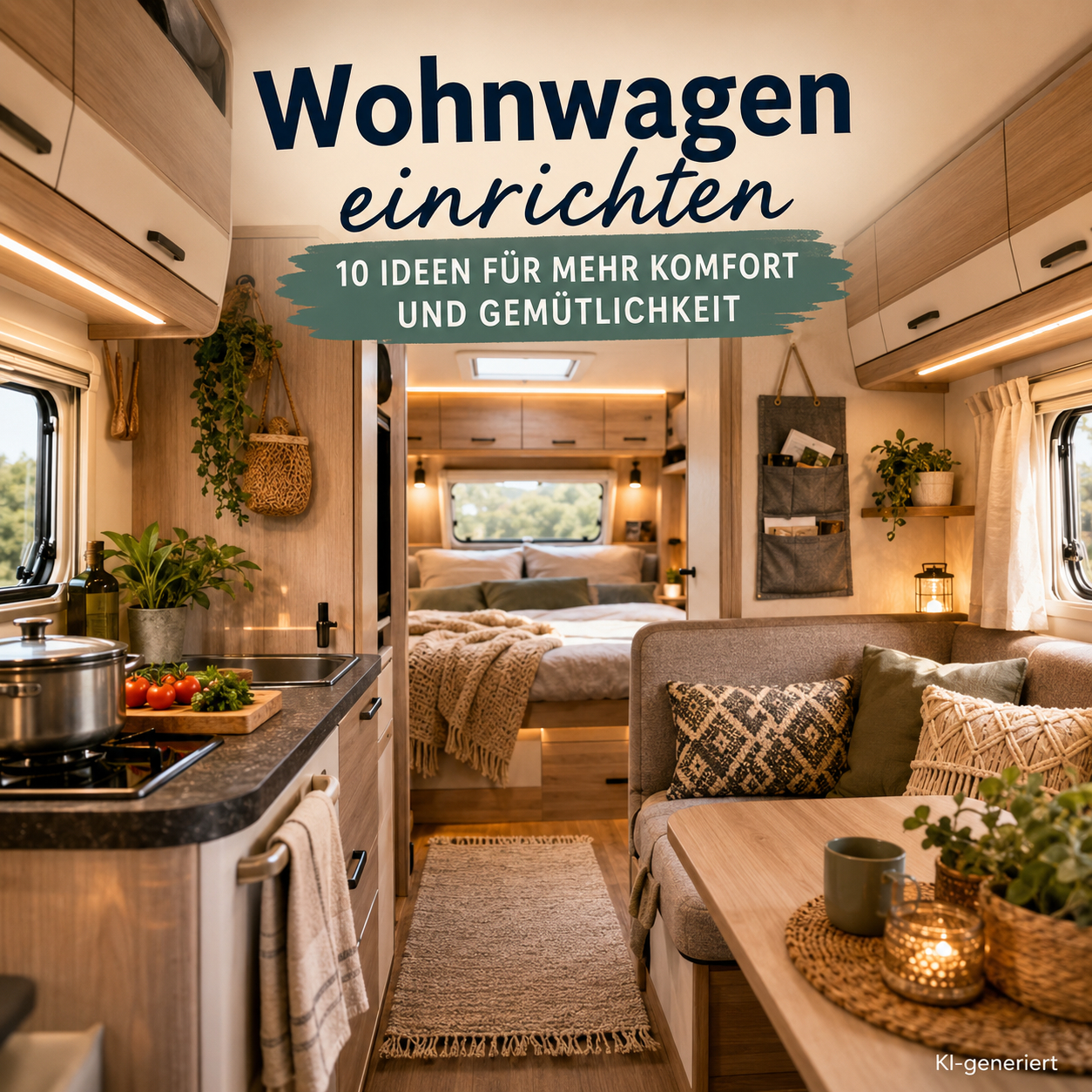 Wohnwagen einrichten: 10 Ideen für mehr Komfort und Gemütlichkeit