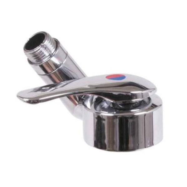 Reich Auftischmischer Twist chrom mit Schalter und Schlauchanschluss