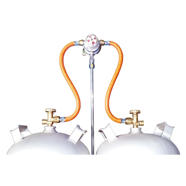 Multimatik 2-Flaschenanlage 30 mbar, 10 mm - mit Prüfventil