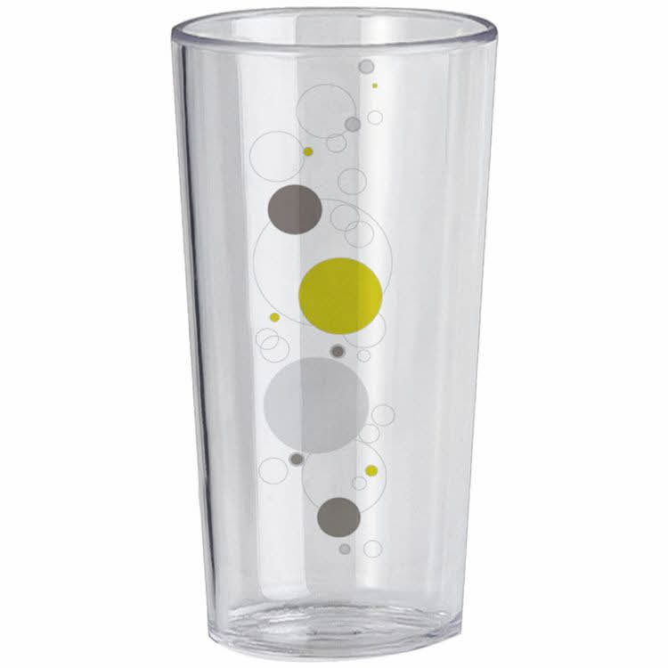Brunner Trinkglas Festa Space mit Anti-Slip-Ring, 400 ml, 2er-Set