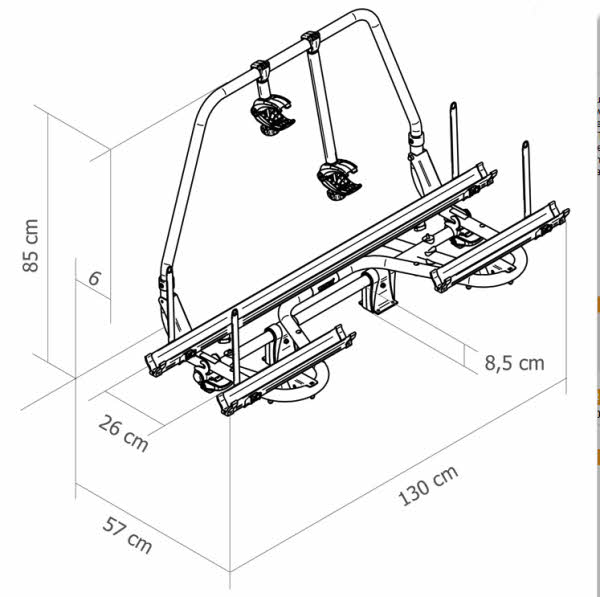 Thule Fahrradträger Caravan Superb