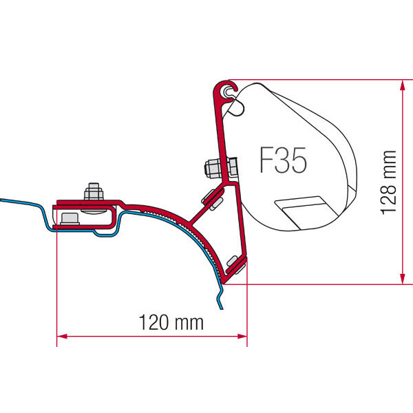 Fiamma Kit F35 pro - VW T5 Multivan/Transporter