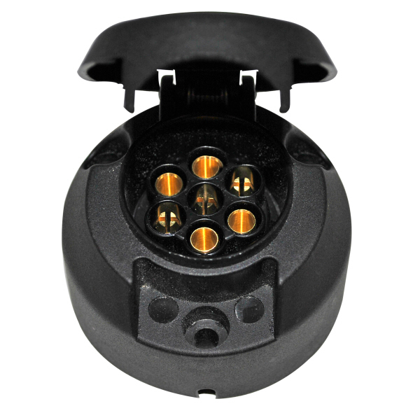 Steckdose 7-polig - 12 V, Kunststoff