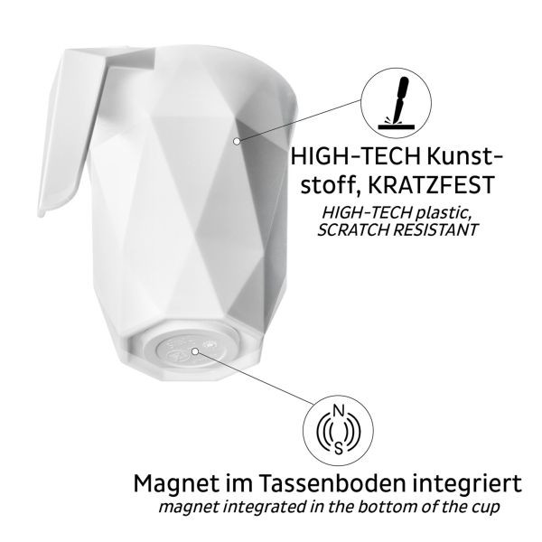 Silwy Magnet-Geschirr Henkelbecher, 300 ml