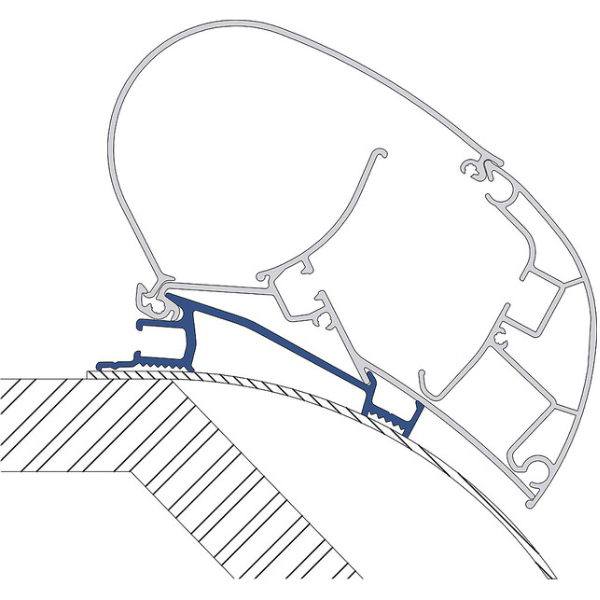 Dometic Adapterkit f. PR 2000 + 2500 passend f.  Laika Kreos 05 - 3 tlg.