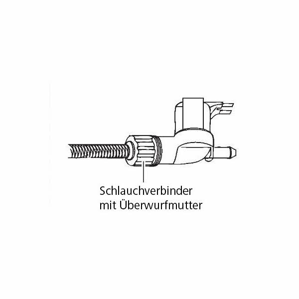 Thetford Schlauchverbinder mit Überwurfmutter für Thetford Toiletten (Nr. 23851)