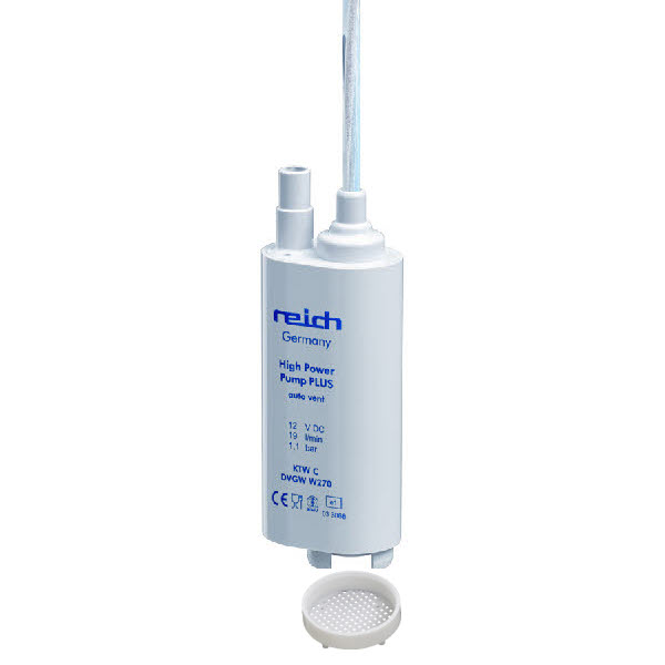 Reich Tauchpumpe 19l / 1,1 bar, mit automatischer Entlüftung u. Sieb