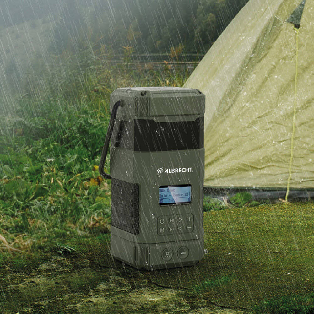 Albrecht Outdoor-/Kurbelradio DR 114
