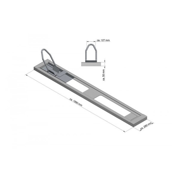 Linnepe Heck-Garagenauszug SmartRail, manuell
