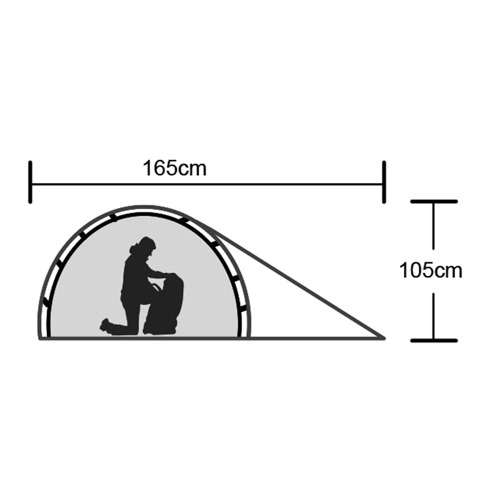 Origin Outdoors Zelt Snugly 1 Person