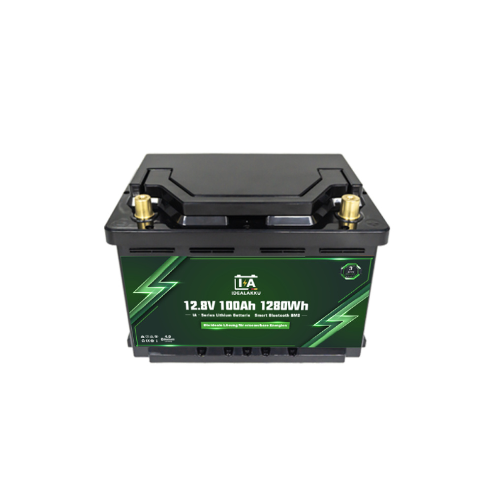 IDEALAKKU LiFePO4 Batterie 100 Ah, IA-12-100-MINI