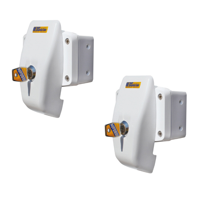 HeoSafe 1750 Door Frame Lock - 2 Stück gleichschließend