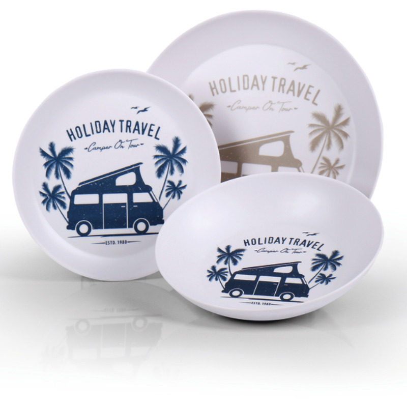 Holiday Travel Geschirrset, 6-teilig