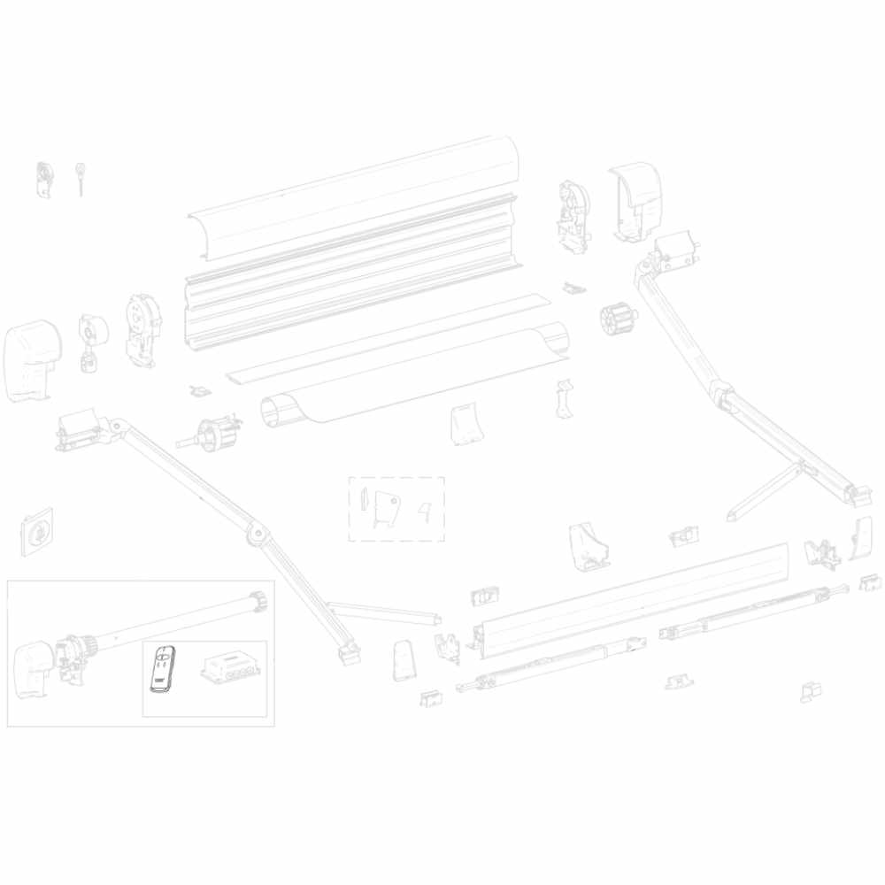 Thule Fernbedienung für Motor ab 10/2021 für Omnistor 8000/9200 (Nr. 1500603579)