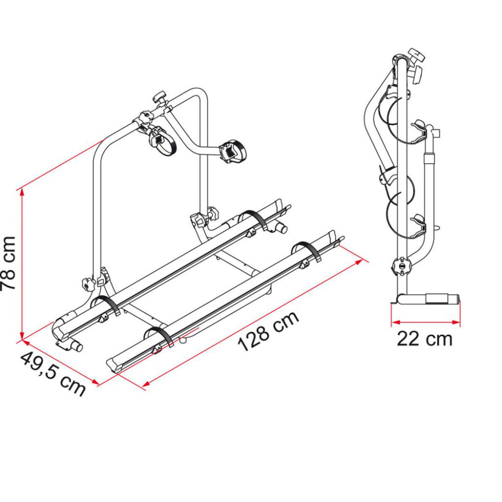 Fiamma Fahrradträger Carry Bike Garage Plus
