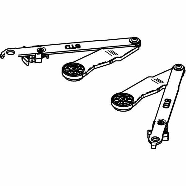 Thule Scheren-Satz für Slide-Out Step G2 Ducato ab 2022 (Nr. 1500603706)