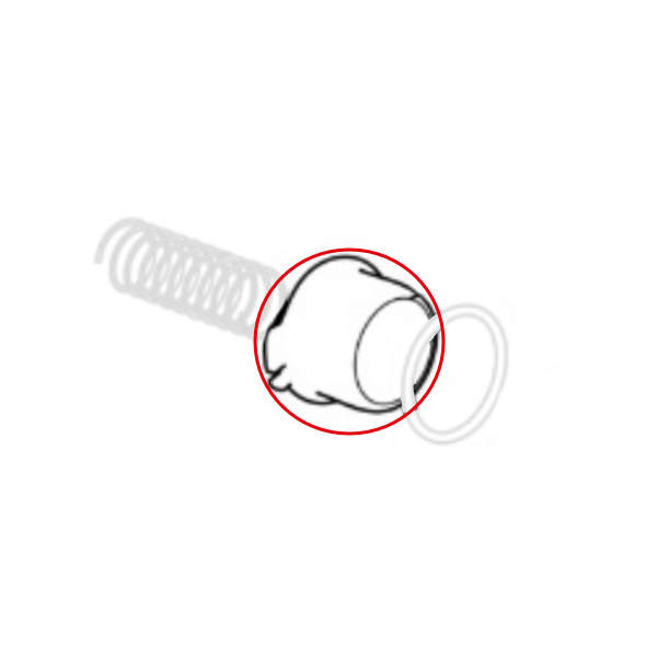 Thetford Druckknopf dunkelgrau für Serviceklappe 3 - 7 (Nr. 26603-58)