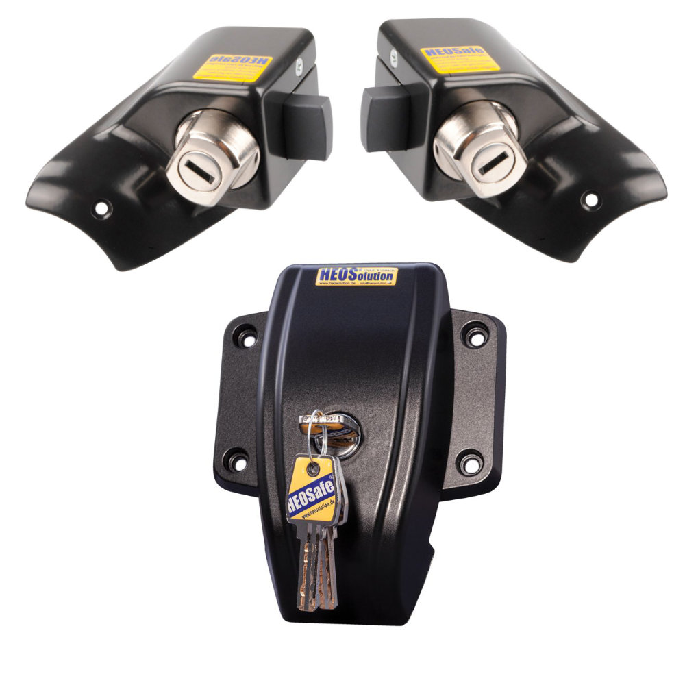 HEOSafe Van Security Paket small für Fiat Ducato 2006-2021 vor Facelift, schwarz