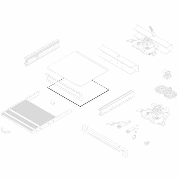 Thule Untere Gehäuseplatte für Slide-Out Step G2 ab 2022