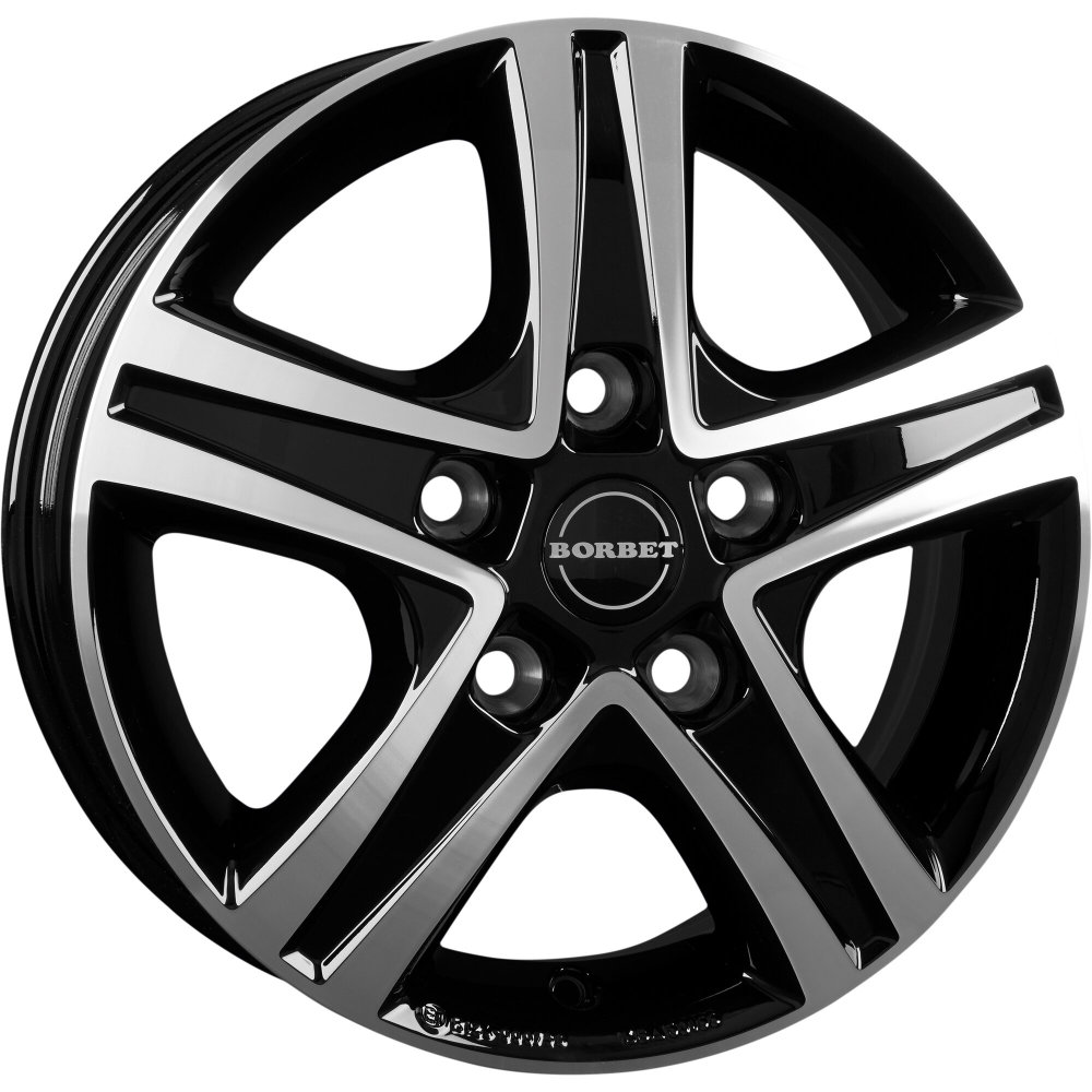 Borbet Alufelge CWD, Fiat Ducato, 6x16 Zoll mistral anthracite polished glossy