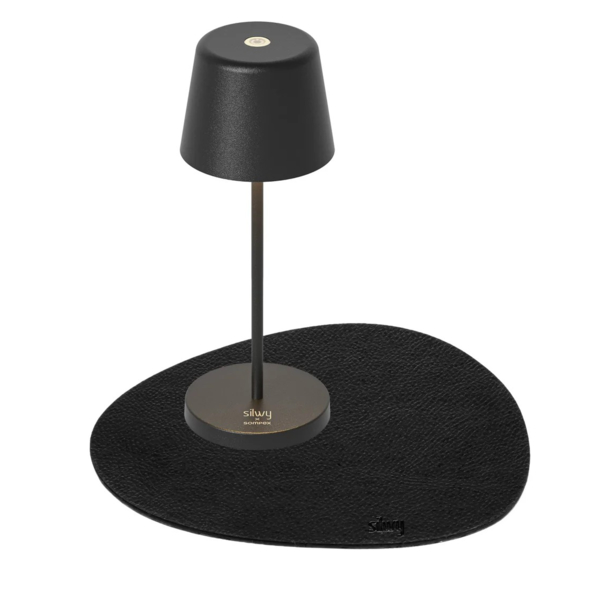 Silwy Magnet-Leuchte MONACO BLACK inkl. Platzset