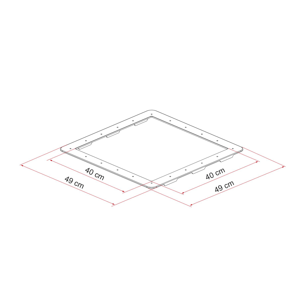 Fiamma Kit Frame 40 Adapterrrahmen für Fiat Ducato