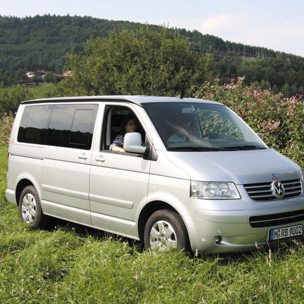 Brandrup Top-Rail Regenrinne für VW T4, kurzer Radstand