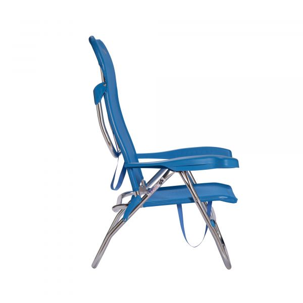 Crespo Strandstuhl AL/223 7-fach verstellbar blau