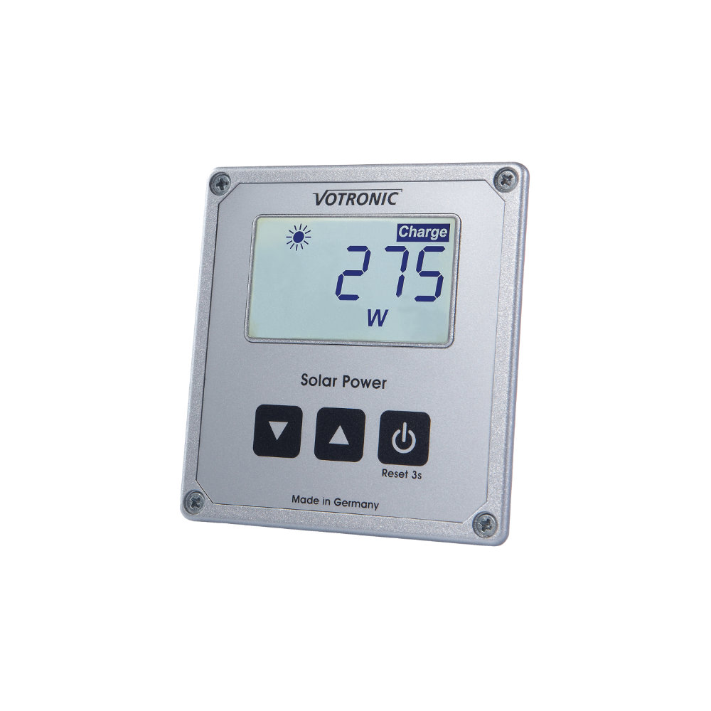 Votronic LCD Solar-Computer 12V, Kombianzeige Batterie- und  Solarleistung