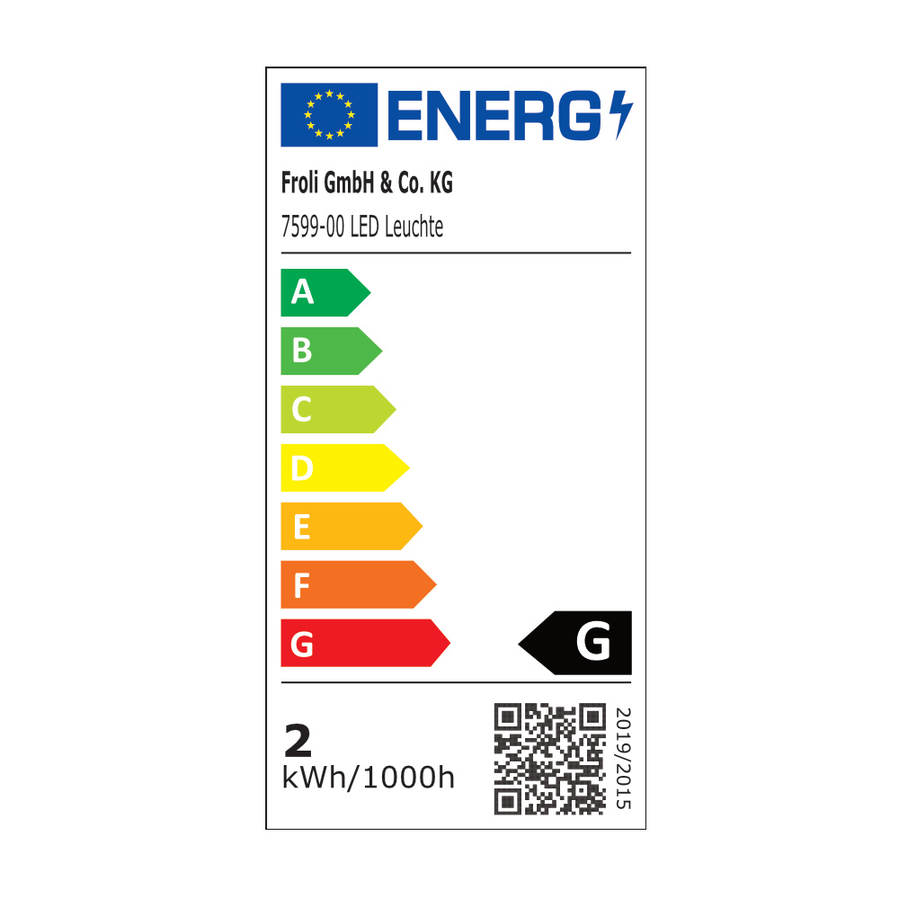 Froli LED Vorzeltleuchte mit Bewegungsmelder - 62 x 7,5 x 5 cm