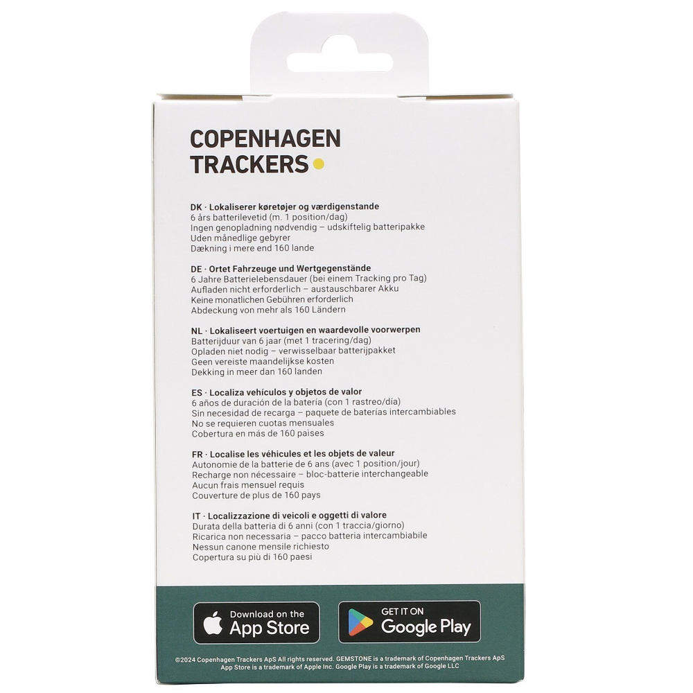 COPENHAGEN TRACKERS GPS-Tracker Gemstone