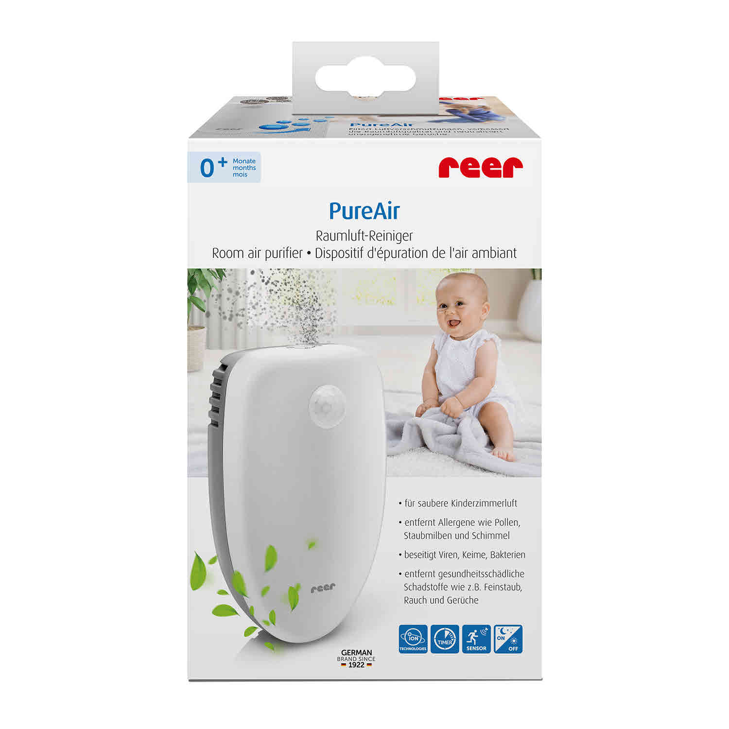 Reer PureAir Raumluft-Reiniger für Steckdose