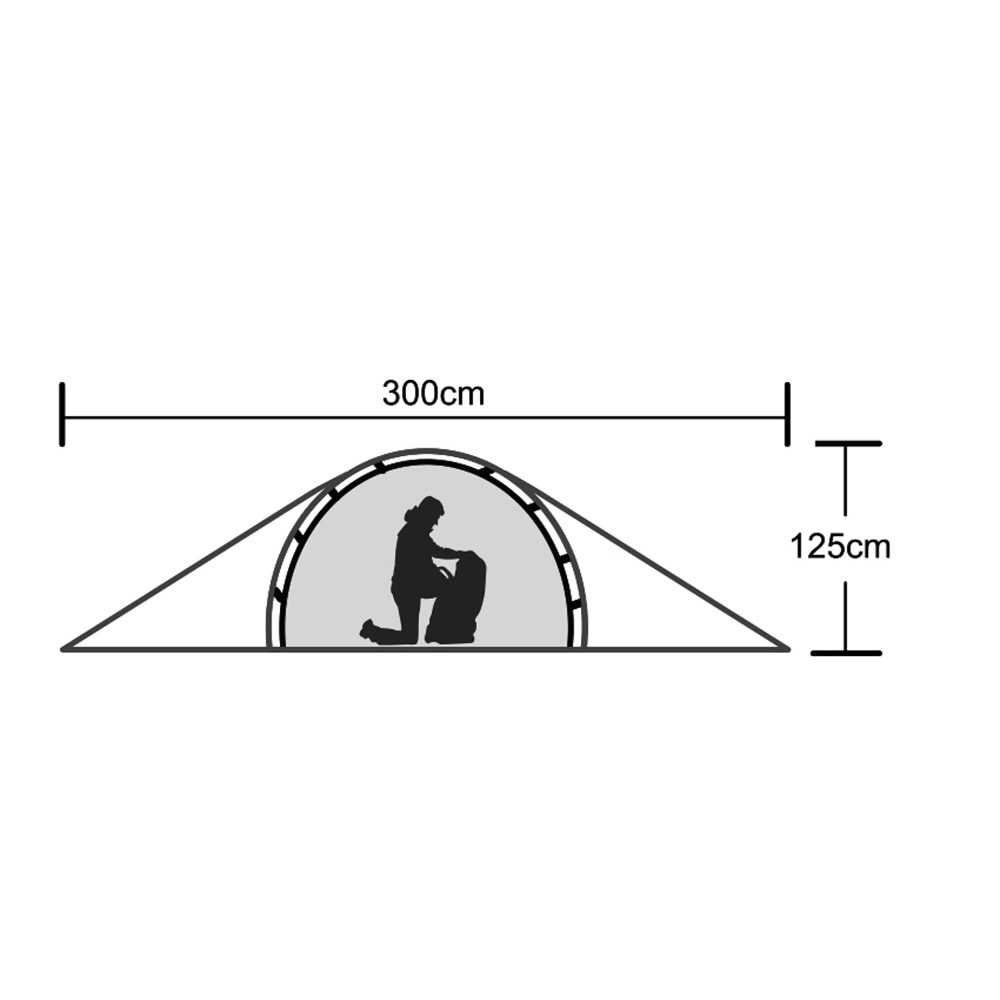 Origin Outdoors Zelt Snugly 2 Personen