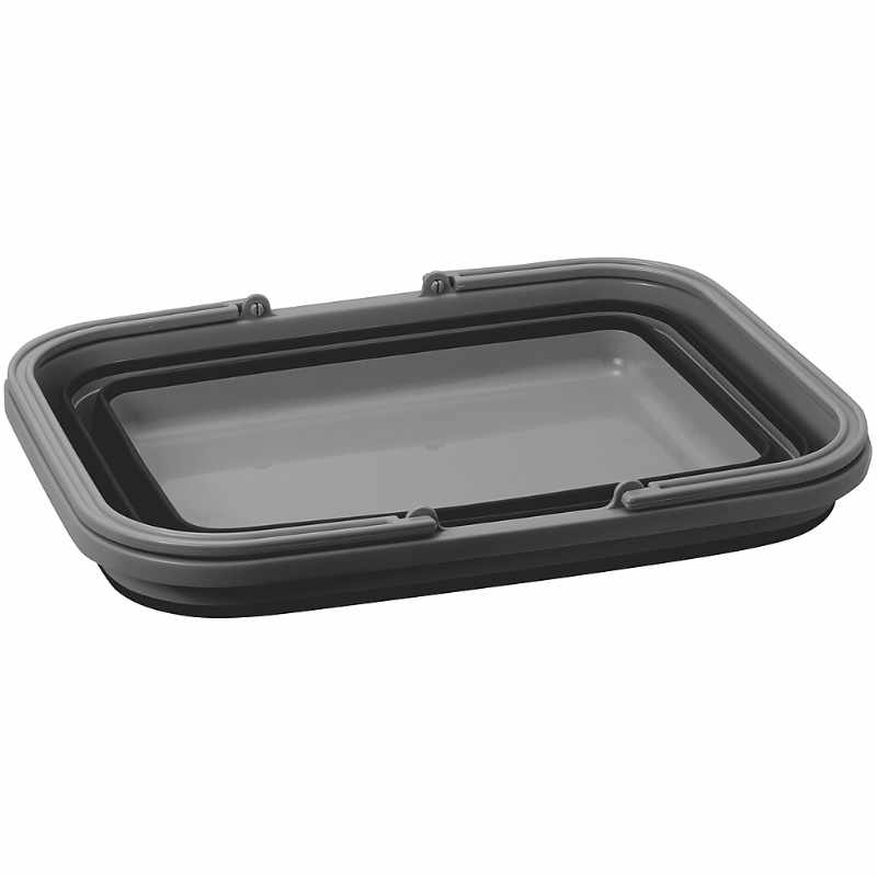Brunner Faltkorb Holdall Fold-Away 16 Liter, grau-schwarz