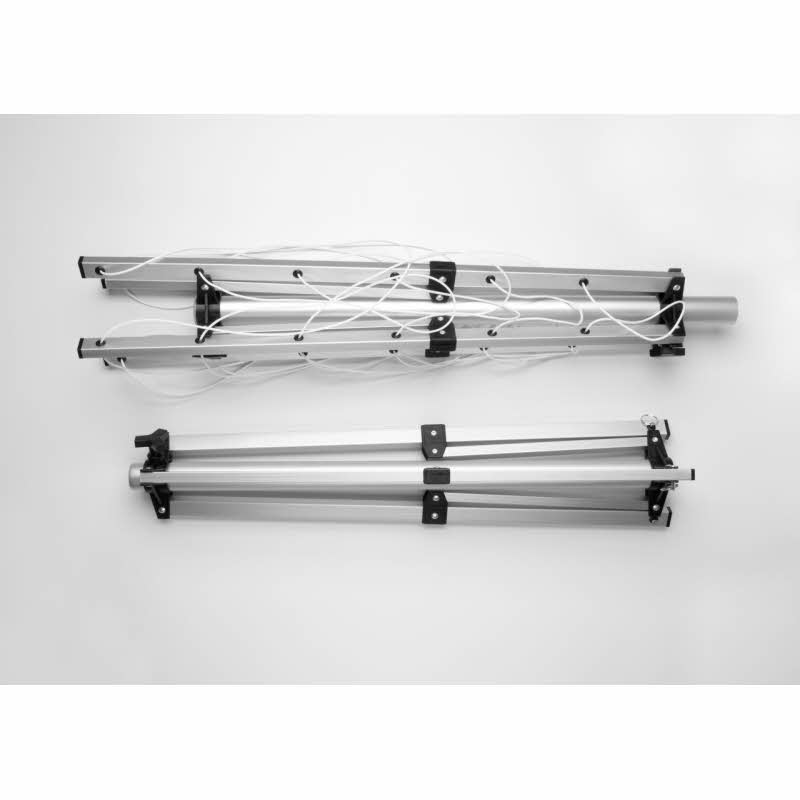 Wäschespinne Premium silber