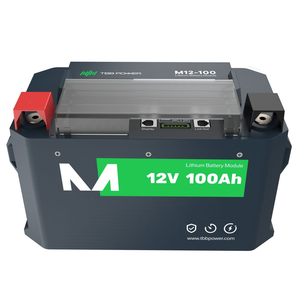 TBB Power Lithium Batterie LiFePO4 M12-100/P mit Heizung - 105 Ah