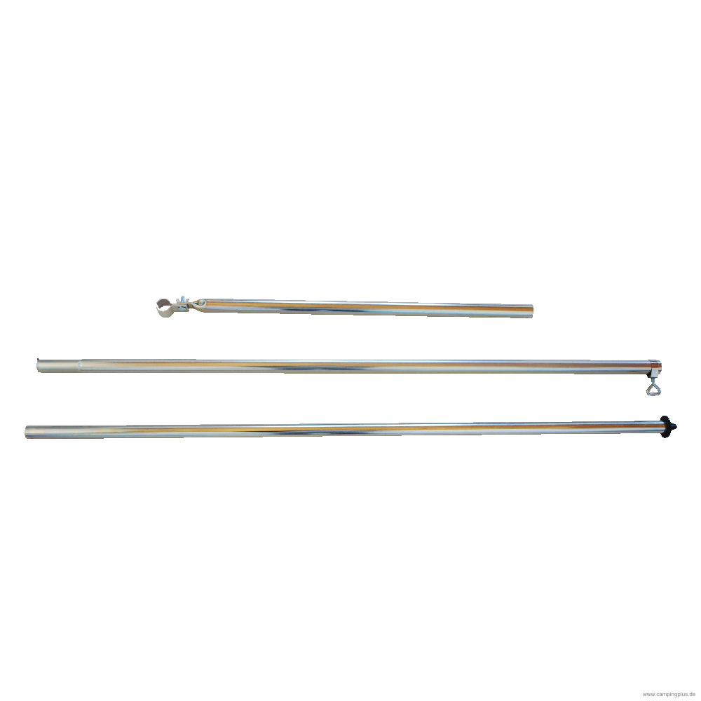 Stahl Orkanstütze mit Bodenspitze 165-260 cm