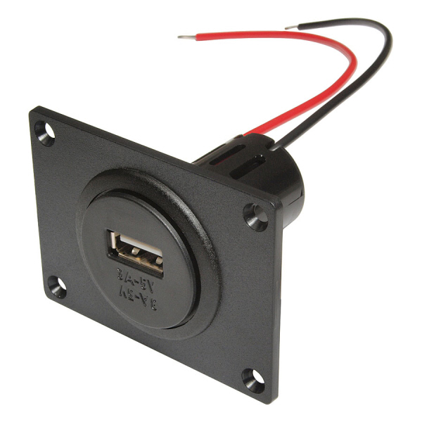Procar Einbausteckdose 1 x 3000 mA USB-A Anschluss