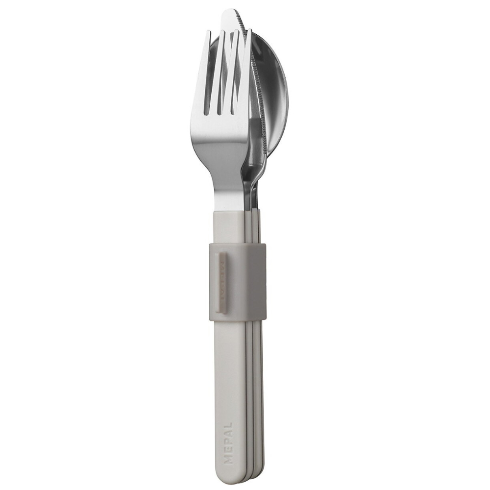 Mepal Besteckset Silueta 3-teilig, nordic white