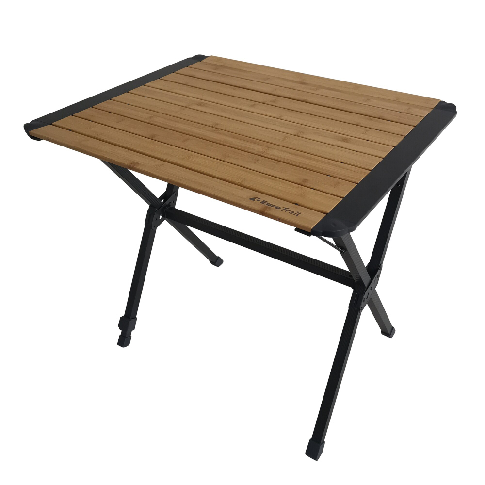 EuroTrail Bambus Rolltisch Chambery S 80 x 63 x 70 cm