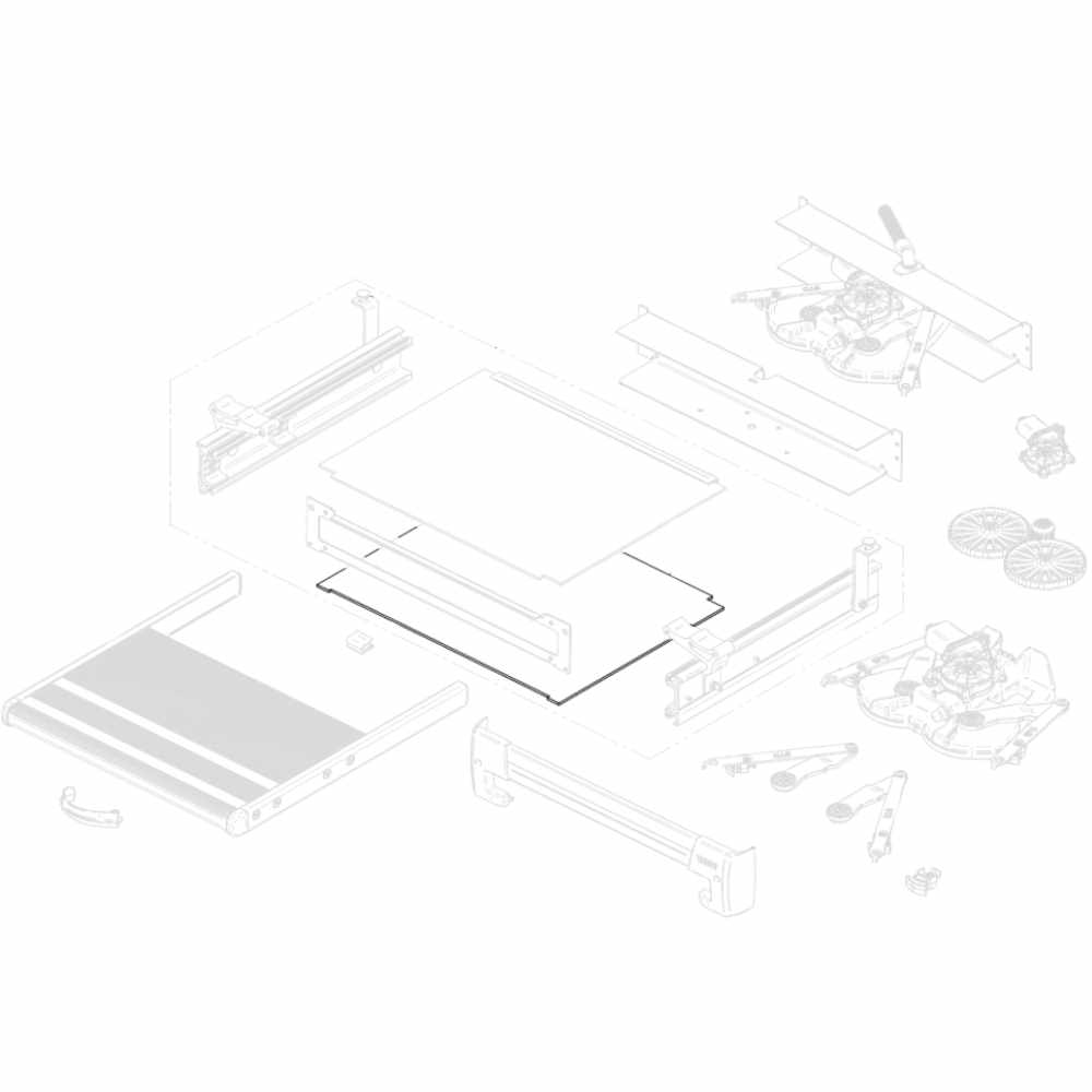 Thule Untere Gehäuseplatte für Slide-Out Step G2 Ducato ab 2022
