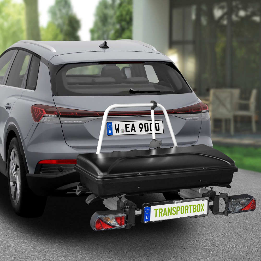 Eufab Transportbox für Fahrradträger 350 l passend zu SD260/TECDC1
