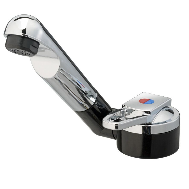 Reich Einhebelmischer Keramik De Luxe chrom/schwarz