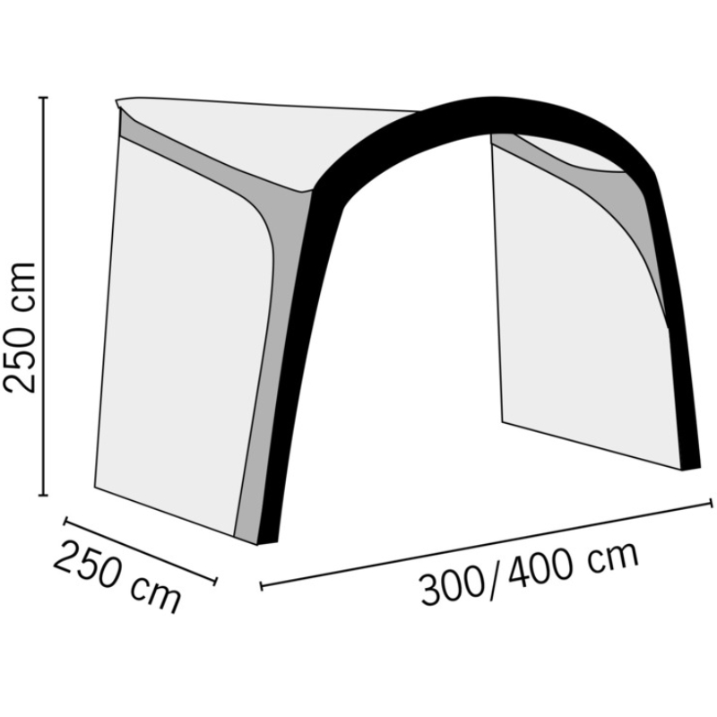 Reimo Tent Luft-Sonnensegel Playa Air