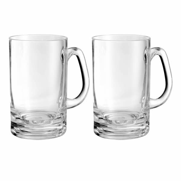 Brunner Bierkrug 550 ml aus Polycarbonat, 2er Set