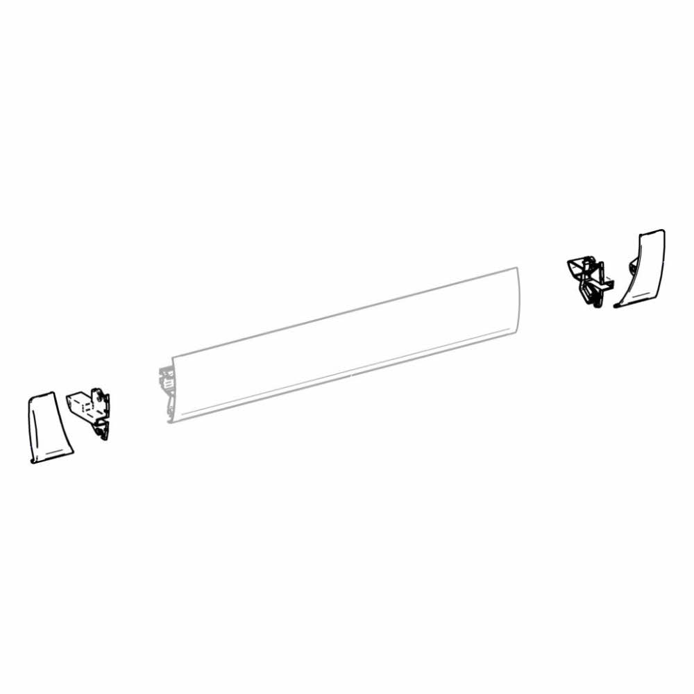 Frontblendenendkappen weiß Thule-Omnistor 5003 (Nr. 1500601591)