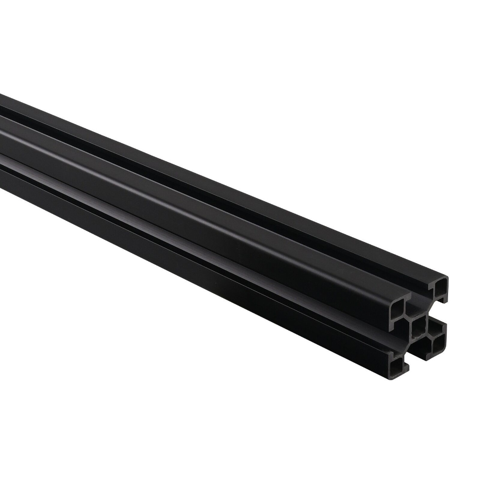 MiniTec Profil 30 x 30 mm, schwarz eloxiert, Länge 1,95 m