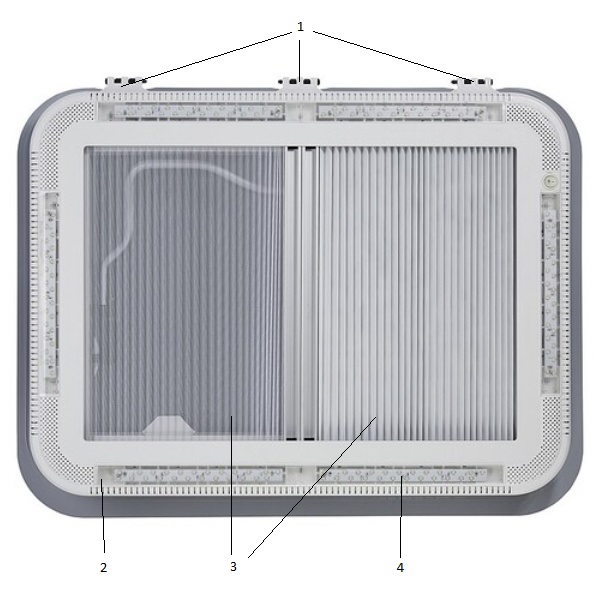 Quipon Scharnierstifte zu Dachhaube SKY 70 x 50, 3 Stück