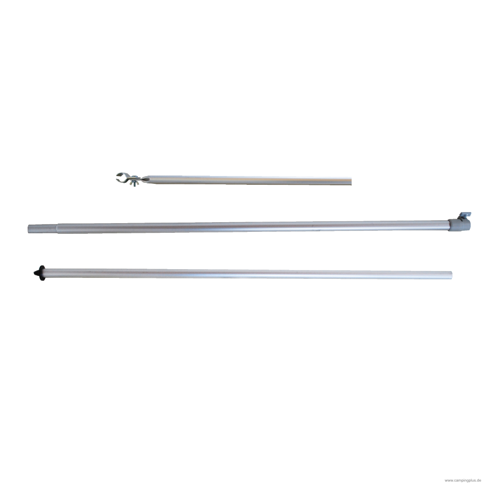 DWT Orkanstütze mit Bodenspitze 28 x 1 mm Alu m. Gripstop, 170-260 cm
