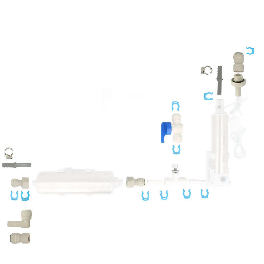 goodguards Installations-Set Wasseraufbereitung M (UV/Aktivkohle)